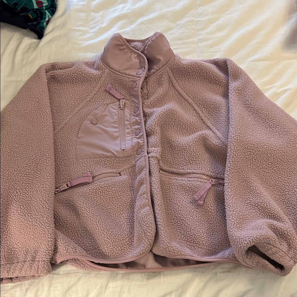 Free People Movement Hit the Slopes Fleece Jacket.